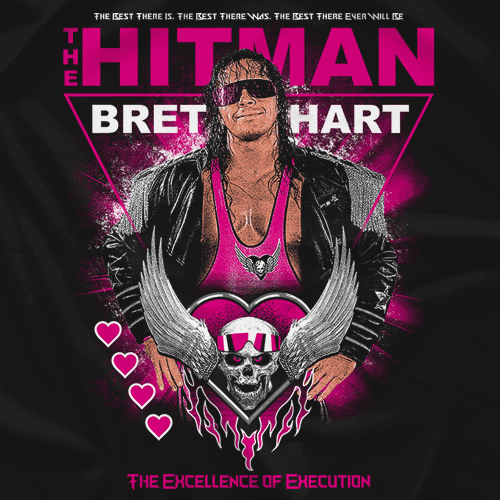 브렛 하트[The Hitman]커스텀 티셔츠