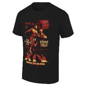 레슬매니아14[The Heartbreak Kid vs. Stone Cold Graphic]WWE 특별판 티셔츠