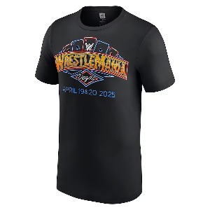 레슬매니아 41[Logo]WWE 특별판 티셔츠 (5월 25일)