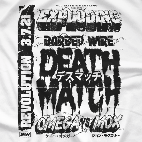 케니 오메가/존 목슬리[Death Match]커스텀 티셔츠