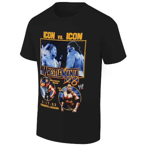 레슬매니아18[The Rock vs. Hollywood Hogan]WWE 레전드 티셔츠