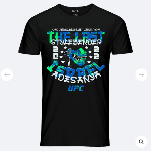 이스라엘 아데산야[ANIME SCRIPT]UFC정품 티셔츠