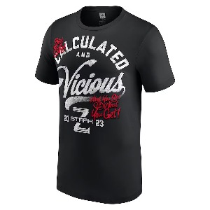 조이 스타크[Calculated &amp; Vicious]WWE 정품 티셔츠