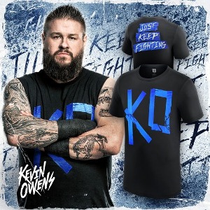 케빈 오웬스[Blue Tape]WWE 정품 티셔츠 (11월 16일)