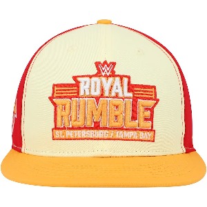 로얄럼블 2024[Cream/Orange]WWE 야구 모자